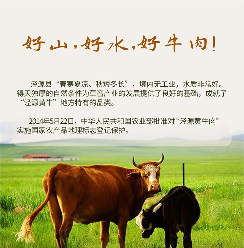 宁夏黄牛肉礼盒398型