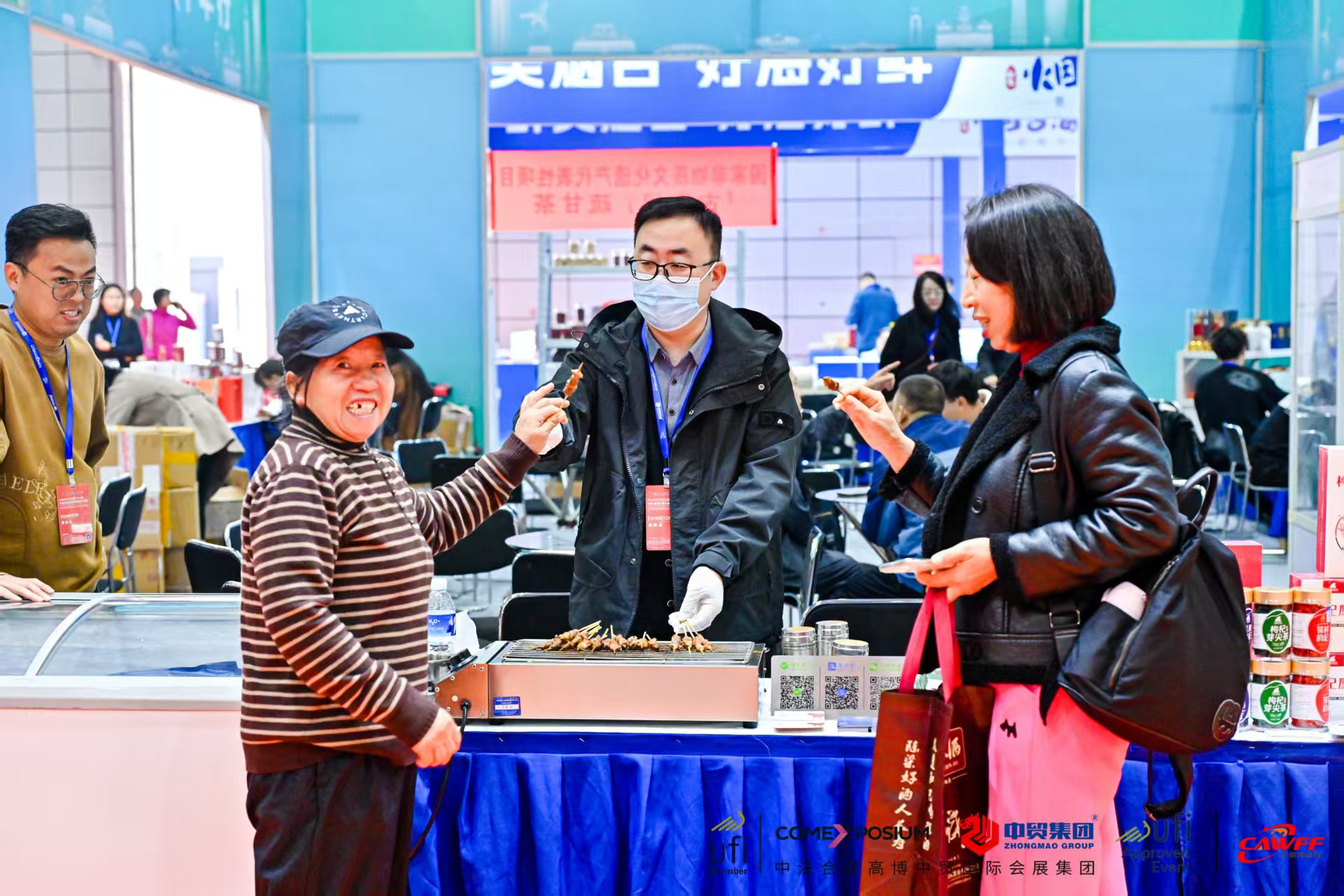 臻有良品携宁夏滩羊肉参加第二十六届安徽秋糖